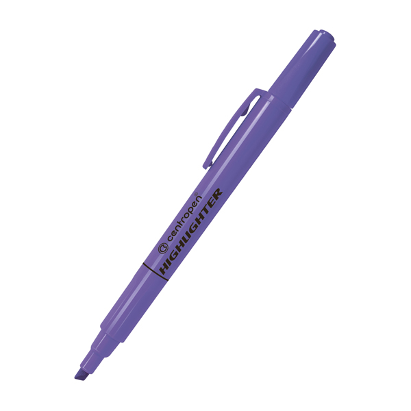 Zvýrazňovač Centropen 8722 - fialový