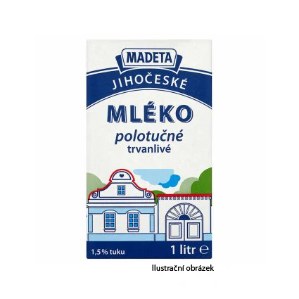 Mléko polotučné 1L