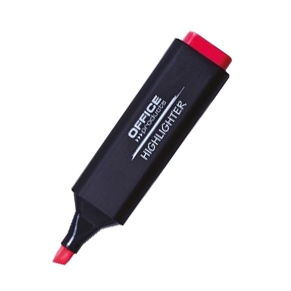 Zvýrazňovač Office Products - červený