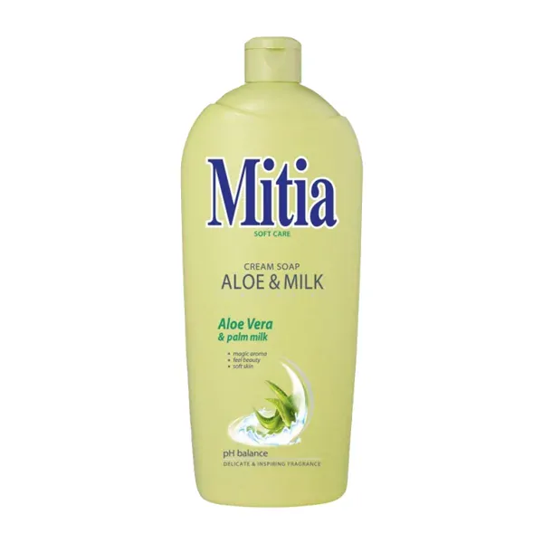 MITIA Aloe & Milk - krémové mýdlo, NÁPLŇ 1000 ml