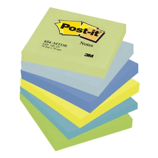 Samolepicí bloček 3M Post-it 654-MTDR