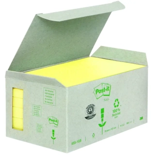 Samolepicí bloček 3M Post-it 655-1B - RECYKL