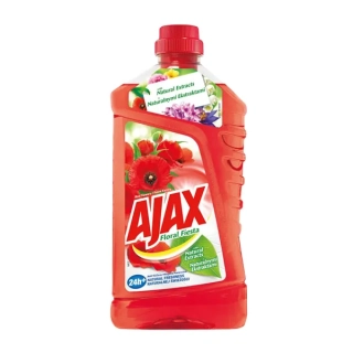 Ajax Floral Fiesta Red Flowers - čistič povrchů pro domácnost 1 l