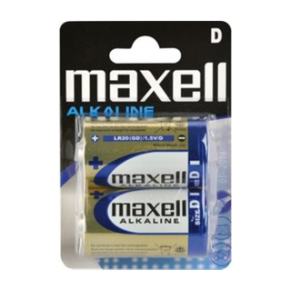 Baterie Maxell D (LR20) alkalické