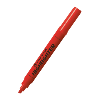 Zvýrazňovač Centropen 8552 - červený
