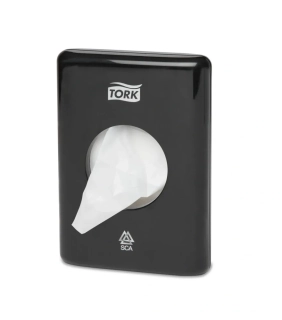 Tork zásobník na hygienické sáčky - černý 566008
