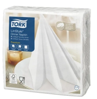 Tork Linstyle® bílý ubrousek-večeře 478711