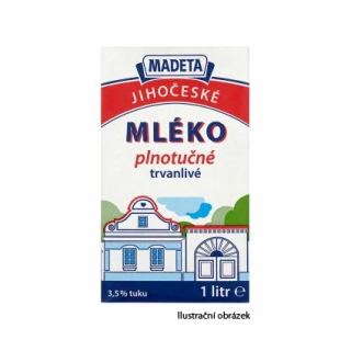 Mléko plnotučné 1L