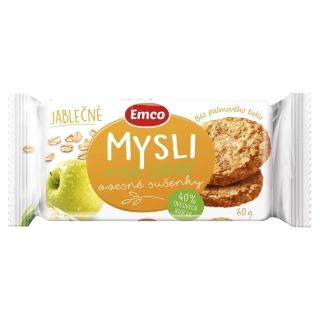 Emco - cereální sušenky - jablko, 60 g