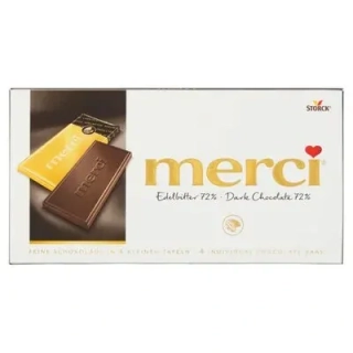 Merci - čokoláda - hořká, 100 g