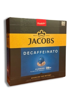JACOBS Lungo Decaffeinato kapsle kávové 20 ks