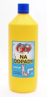GO! na ODPADY tekutý 1l gel na čištění odpadů