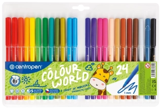 Centropen COLOUR WORLD 7550 - sada 24 ks