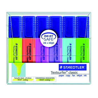 Zvýrazňovač Staedtler 364 sada 6 ks
