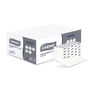 Skládaný ručník CARIND, 2vrstvý, bílá celuloza, 3150ks