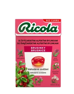 Ricola Brusinky švýcarské bylinné bonbony 40g