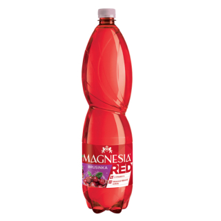 Magnesia Red 1,5 L jemně perlivá - Brusinka