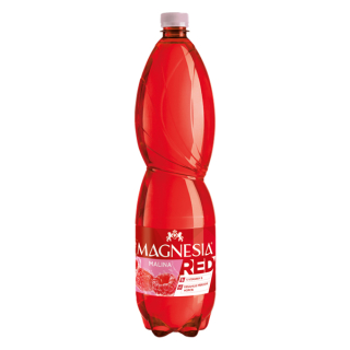 Magnesia Red 1,5 L jemně perlivá - Malina