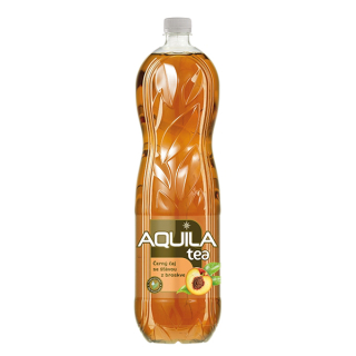 Aquila tea 1,5 L čaj - Černý čaj se šťávou z broskve