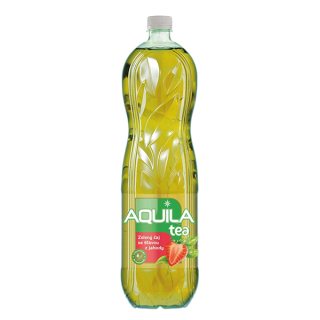 Aquila tea 1,5 L čaj - Zelený čaj se šťávou z jahody