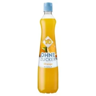 Yo - ovocný sirup bez cukru - Pomeranč, 0,7 l