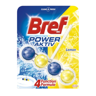 Bref Power Aktiv Juicy Lemon - WC blok 50 g