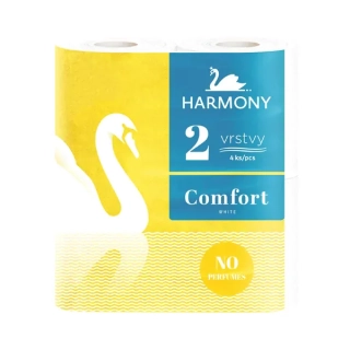 Harmony Comfort toaletní papír, 2 vr., 4 ks