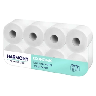 Harmony Professional Economic toaletní papír, 2 vr., 8 ks