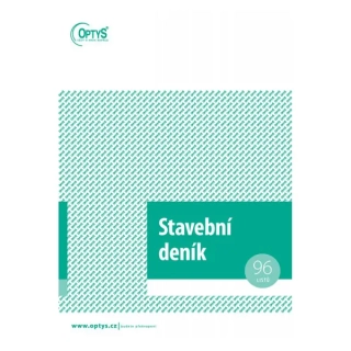 Stavební deník nepropisovací, 96 listů