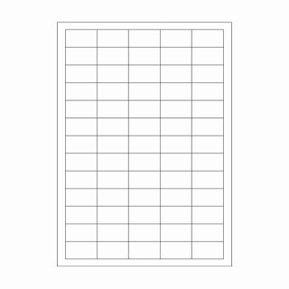 Etikety 38 x 21,1 mm - bílé