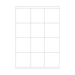 Etikety 70 x 67,7 mm - bílé